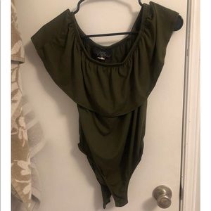 Off the shoulder bodysuit